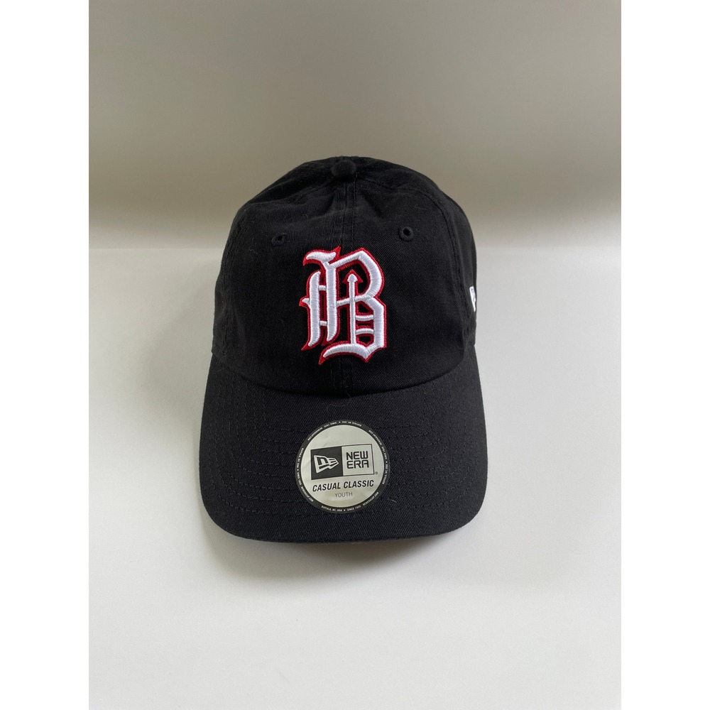 NEW-New Era Birmingham Barons Youth Minor League Baseball Cap Black/Red Classic